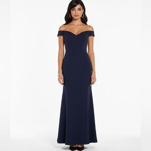 Vince Camuto Off -Shoulder Maxi Dress